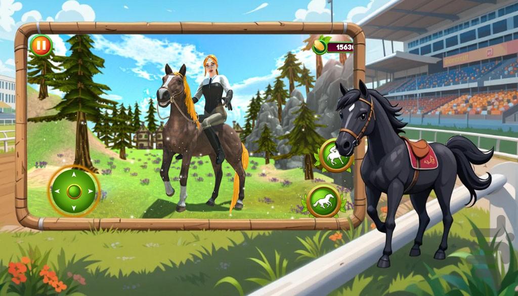 بازی سوار کاری جدید | اسب تیزپا - عکس بازی موبایلی اندروید