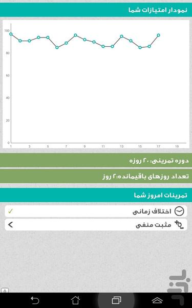 تمرین ذهن - عکس برنامه موبایلی اندروید