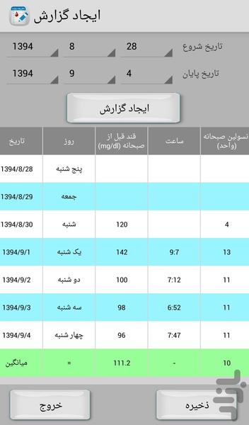 Notebook for Diabetes - Image screenshot of android app