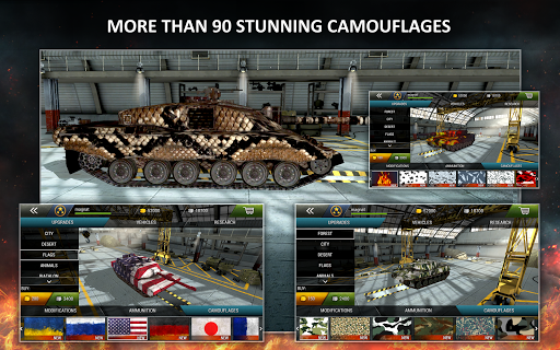 Tanktastic ۳D tanks - عکس بازی موبایلی اندروید