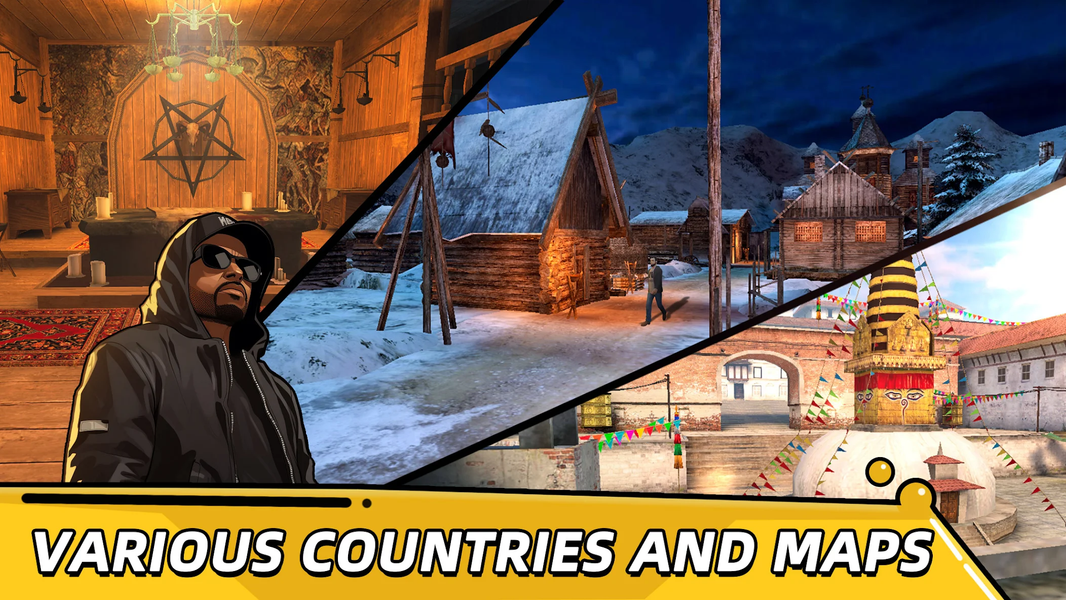 Ghost Shooting: shooter games - Gameplay image of android game