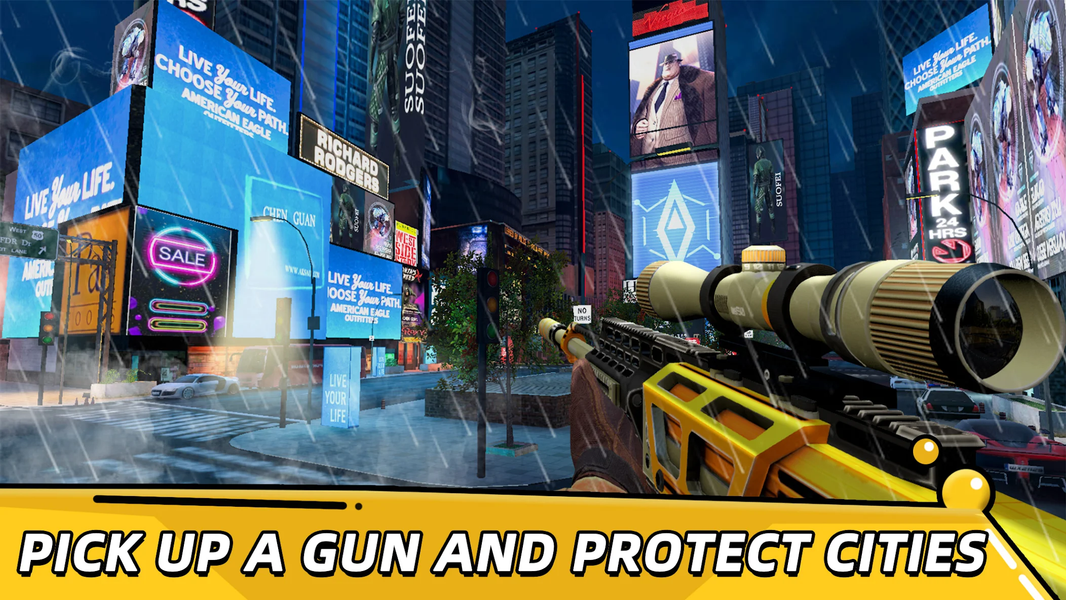 Ghost Shooting: hunting sniper - Gameplay image of android game