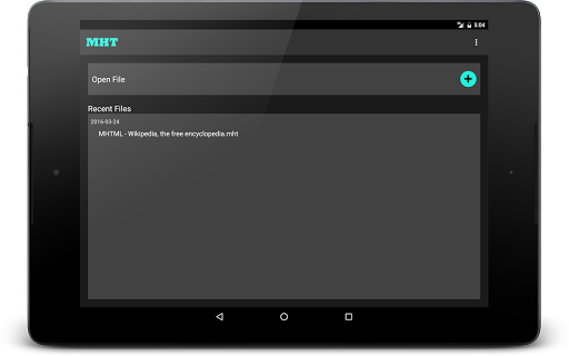 MHT/MHTML Reader - عکس برنامه موبایلی اندروید