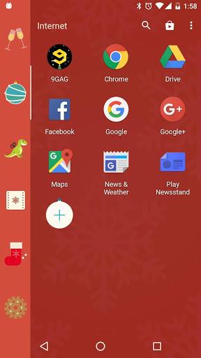 Merry Chistmas Theme for Smart Launcher - عکس برنامه موبایلی اندروید