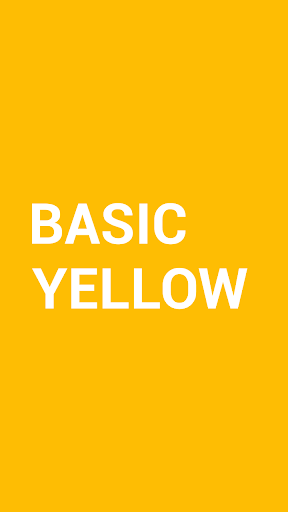 Basic Yellow Theme for Smart Launcher - Image screenshot of android app