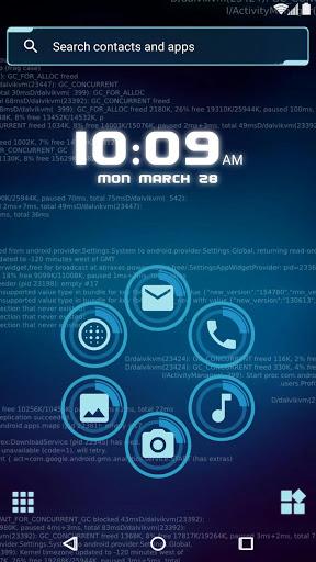 Jarvis Theme for Smart Launcher - Image screenshot of android app
