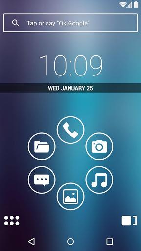 SL2 Theme for Smart Launcher - Image screenshot of android app