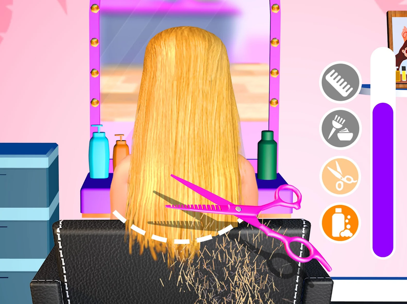 Hair Salon Makeover Girl Games - عکس بازی موبایلی اندروید