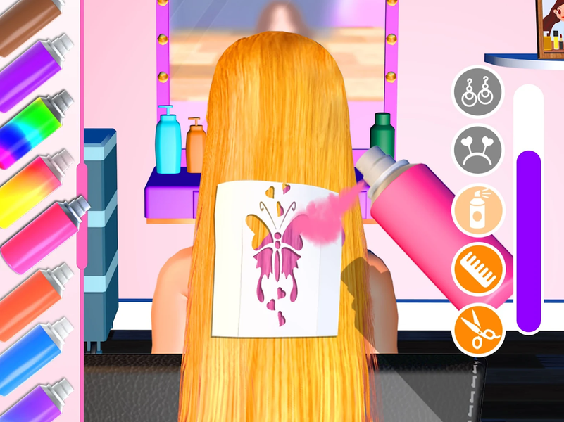 Hair Salon Makeover Girl Games - عکس بازی موبایلی اندروید