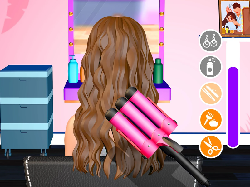 Hair Salon Makeover Girl Games - عکس بازی موبایلی اندروید