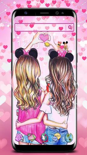 Best Friend Love Forever Theme - Image screenshot of android app