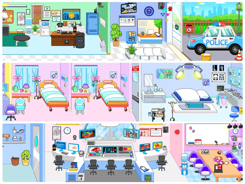 Princess Town Hospital World - Gameplay image of android game