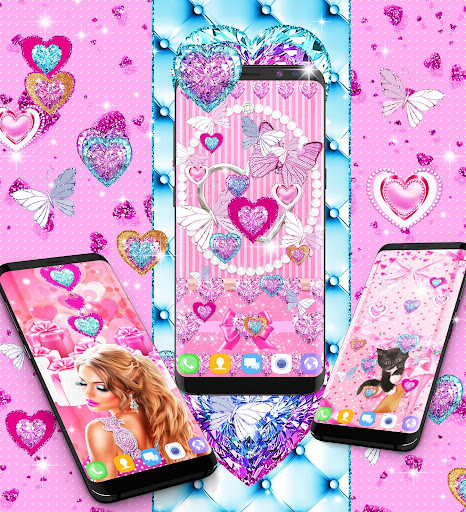 Pink Heart Wallpaper  NawPic