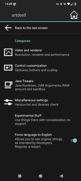 MojoLauncher - Image screenshot of android app