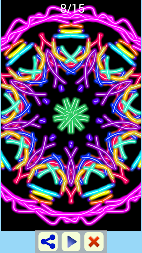Magic Paint Kaleidoscope - عکس برنامه موبایلی اندروید