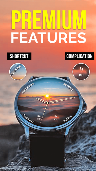 Glowing Sunlight Watch Faces - Image screenshot of android app