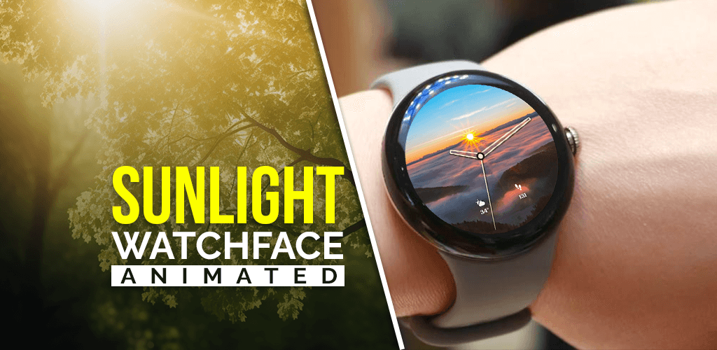 Glowing Sunlight Watch Faces - Image screenshot of android app
