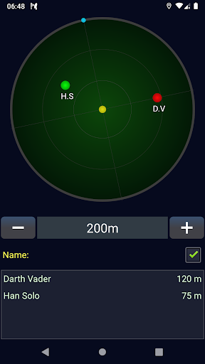 Personal Radar Lt. - Image screenshot of android app
