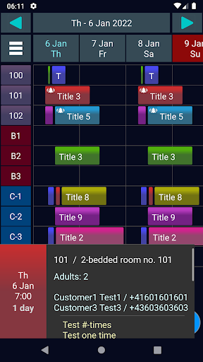 Booking Manager 2 Lt. - Image screenshot of android app