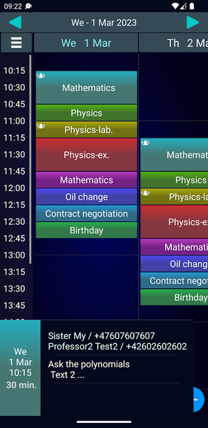 Calendar - Image screenshot of android app