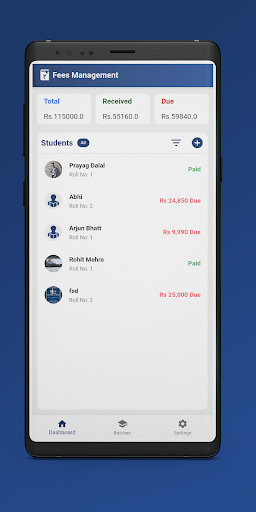 Fees Management - Student App - Image screenshot of android app