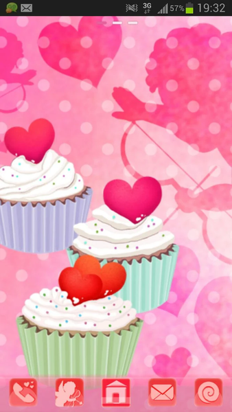 Cupcake Theme GO Launcher EX - عکس برنامه موبایلی اندروید