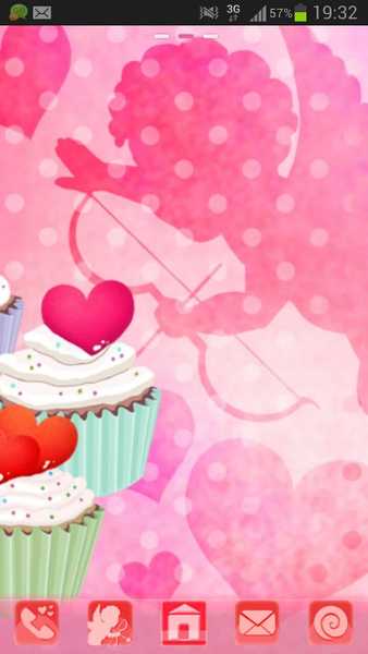 Cupcake Theme GO Launcher EX - عکس برنامه موبایلی اندروید