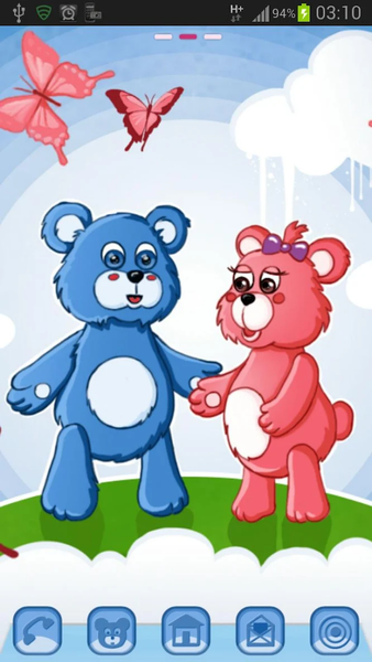 Bears Theme Teddy Go Launcher - Image screenshot of android app