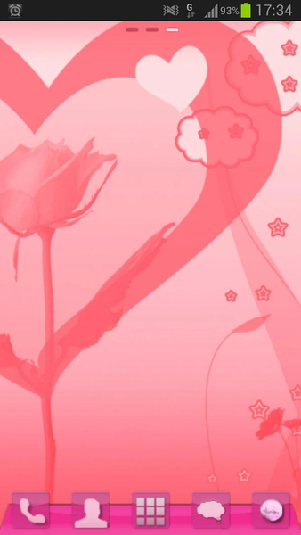 Theme valentine GO Launcher EX - عکس برنامه موبایلی اندروید