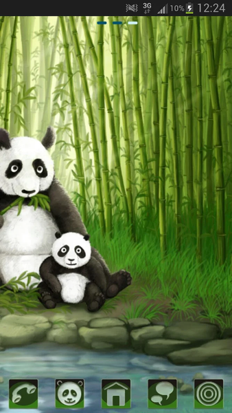 Theme panda GO Launcher EX - عکس برنامه موبایلی اندروید