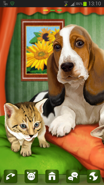 Theme Dog Cats GO Launcher EX - Image screenshot of android app