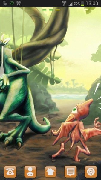 Dinosaur Theme GO Launcher EX - Image screenshot of android app