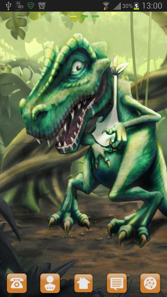 Dinosaur Theme GO Launcher EX - Image screenshot of android app