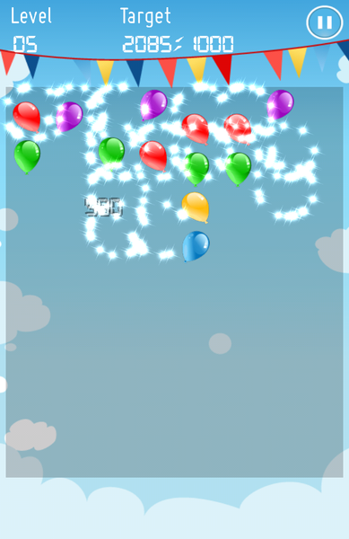 Balloon Pop Free - Gameplay image of android game