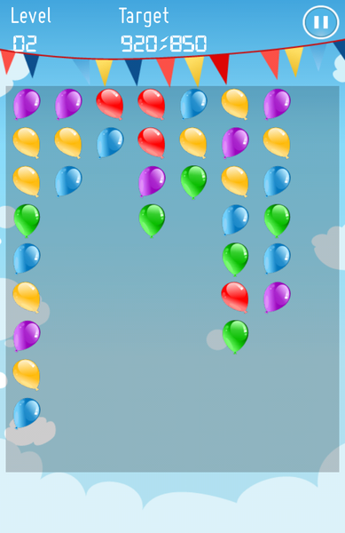 Balloon Pop Free - Gameplay image of android game