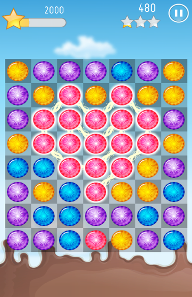 Candy Splash Free - عکس بازی موبایلی اندروید