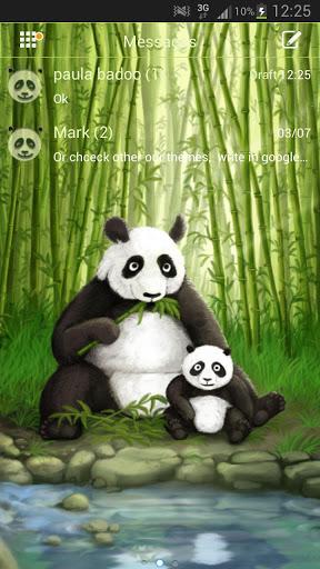 Panda Theme GO SMS Pro - عکس برنامه موبایلی اندروید