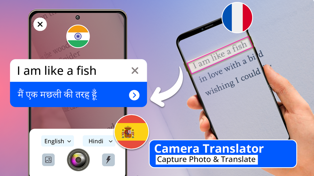 Translate Language and Photo - عکس برنامه موبایلی اندروید