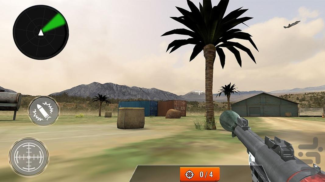 بازی تفنگی | ضد هوایی - Gameplay image of android game
