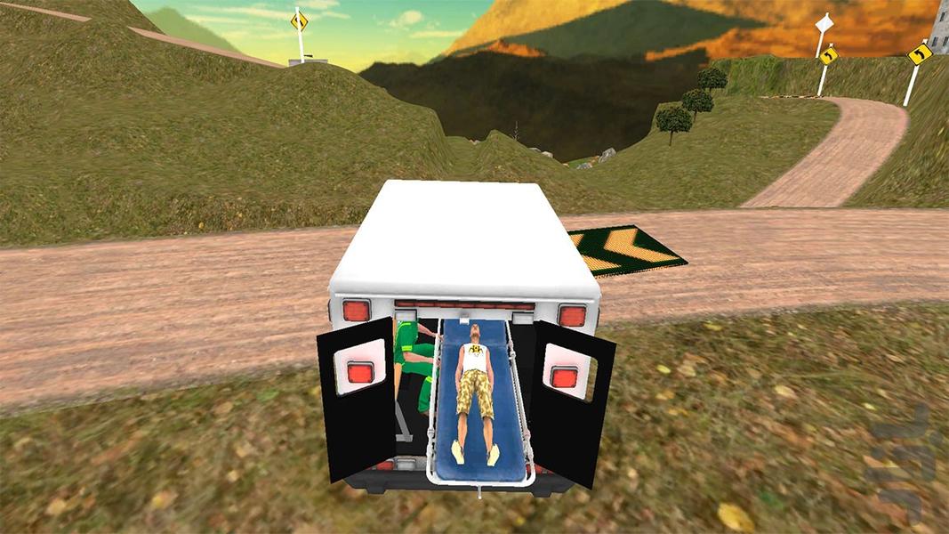 بازی آمبولانس | بازی ماشین - Gameplay image of android game
