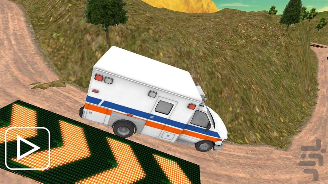 بازی آمبولانس | بازی ماشین - Gameplay image of android game