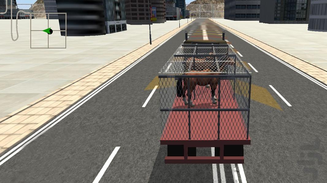 بازی کامیون حمل حیوانات - Gameplay image of android game