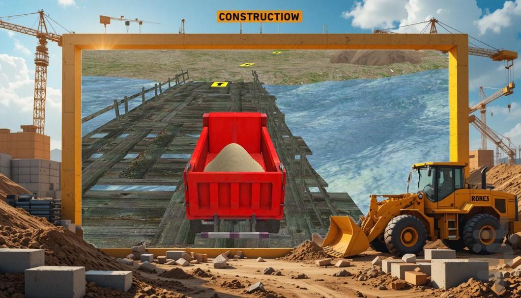 بازی بولدوزر سواری | ماشین سنگین - Gameplay image of android game