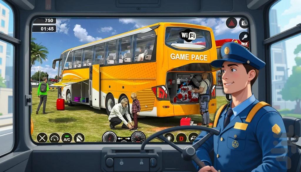 بازی اتوبوس مسافربری - Gameplay image of android game