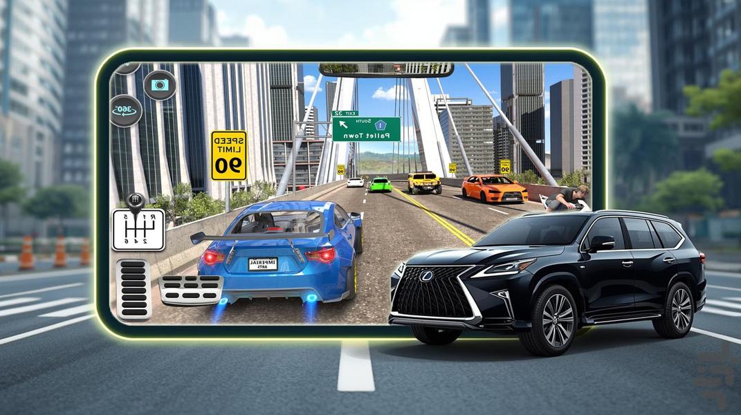 بازی ماشین سرعتی - Gameplay image of android game