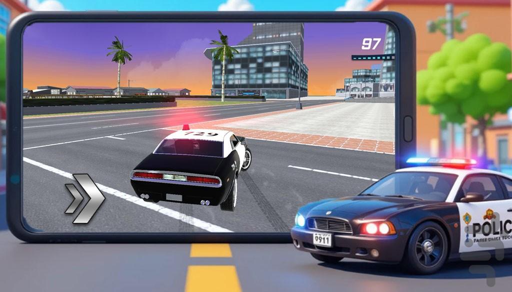 ماشین پلیس بچه گانه - عکس بازی موبایلی اندروید