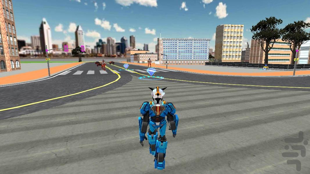 ماشین پلیس بچه گانه - Gameplay image of android game