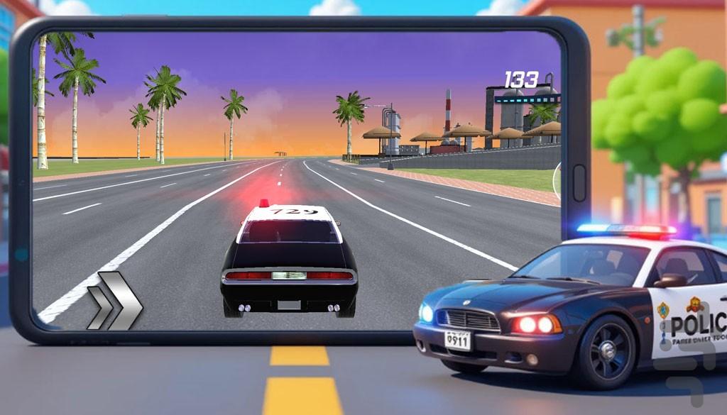 ماشین پلیس بچه گانه - عکس بازی موبایلی اندروید