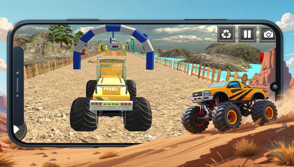 ماشین پرشی - عکس بازی موبایلی اندروید