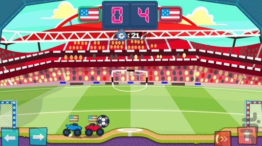 فوتبال ماشین ها - Gameplay image of android game